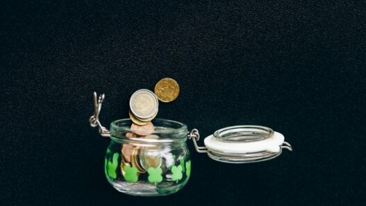 Calculator and dollar bills representing tax refund planning