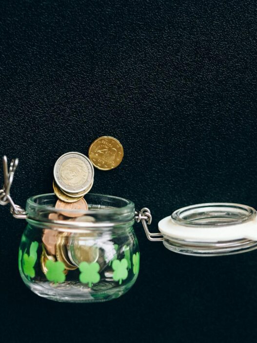 Calculator and dollar bills representing tax refund planning