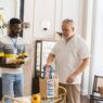 Neighbors giving away secondhand household items for free