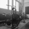 Empty gym with unused fitness equipment