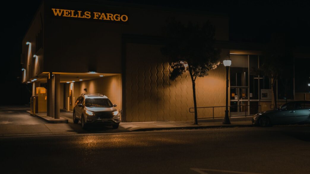 Exterior of a local bank branch building