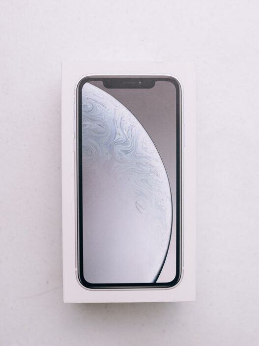 A new smartphone still in its box, ready to be set up after an upgrade