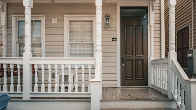 Front of a suburban single-family home, the kind of property where homeowners can cancel PMI once equity crosses the lender's threshold