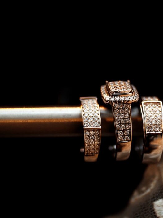 A diamond engagement ring, illustrating why a jewelry insurance rider is needed above the policy special limit